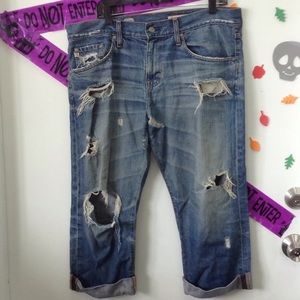 AG Adriano Goldschmied | Ex-Boyfriend Crop | 32R